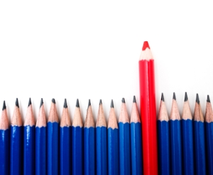 pencil_standing out